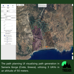 Space and Aerial means: the UAV swarm surveillance capability for TREEADS